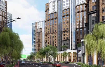 2-комн. квартира, 18 этаж, 79 м², Сино, 91 мкр, Себистон — миниатюра 1