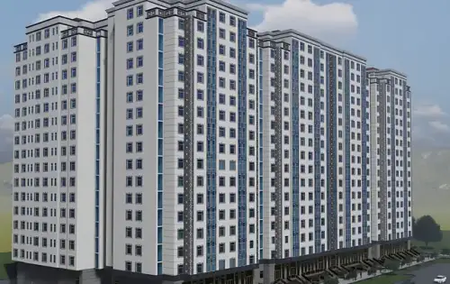 3-комн. квартира, 4 этаж, 101 м², Фирдавси — миниатюра 9