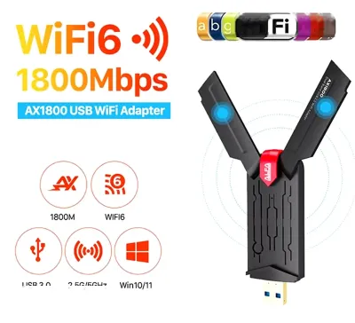 Адаптер Pix-Link-UAX03 USB Wi-Fi 6 адаптер