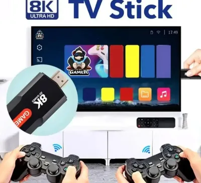 Игровая приставка для телевизора UKC Game TV Stick X2 Plus 64Gb консоль з двома