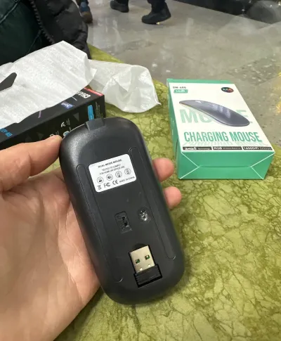 Беспроводная мышка Charging mouse RGB , Bluetooth и USB