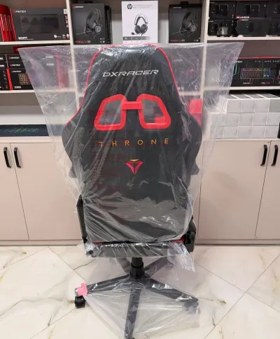 Игровое кресло DXRacer Prince Throne 2026 Black Red
