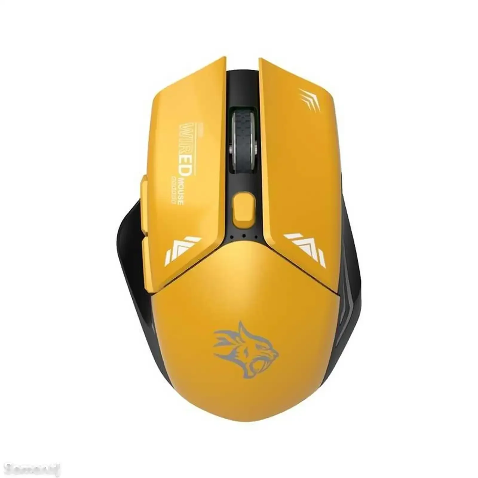 Беспроводная мышь Porodo Gaming 2in1 2.4G Wireless Mouse DPI 1600 желтый