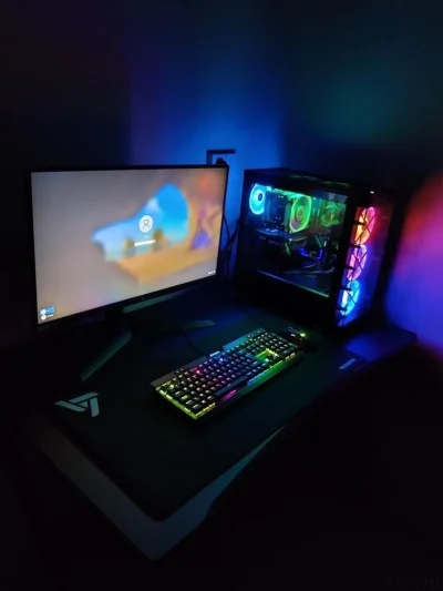 Игровой компьютер core i7 4770/RAM 16GB DDR 3/RX 580 8Gb/NVMe M2 512GB — миниатюра 1