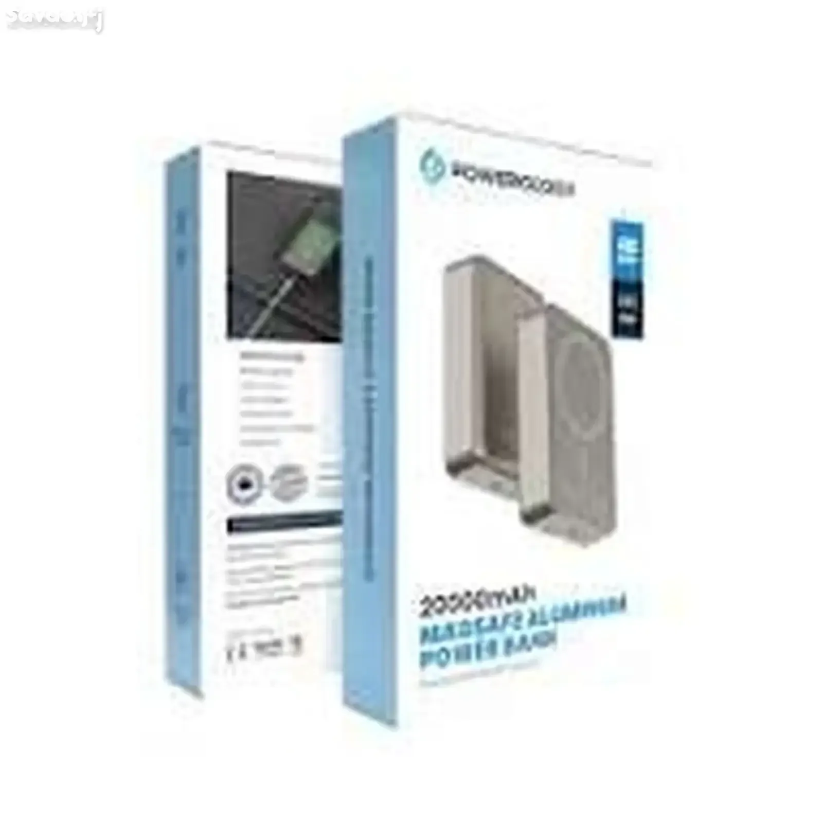 Внешний аккумулятор Powerology 20000 mAh 20W PD & 15W Magsafe Titanium