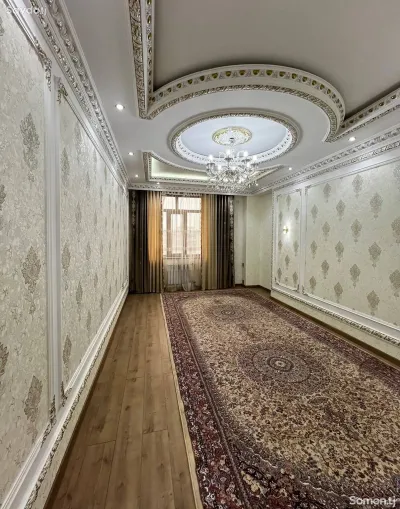 3-комн. квартира, 18 этаж, 105 м², И.Сомони Пайкари дом печать — миниатюра 1