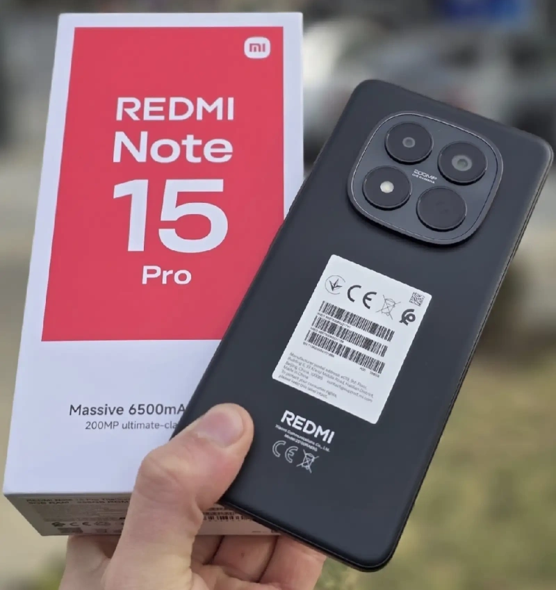 Xoaomi Redmi Note 15 5G 12+6/512Gb black