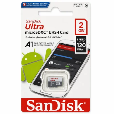 Карта памяти 2Gb MicroSDXC SanDisk Ultra