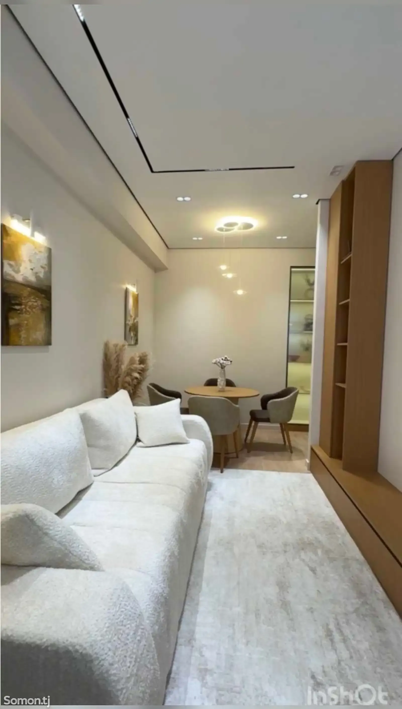 2-комн. квартира, 15 этаж, 53м², И.Сомони — миниатюра 1