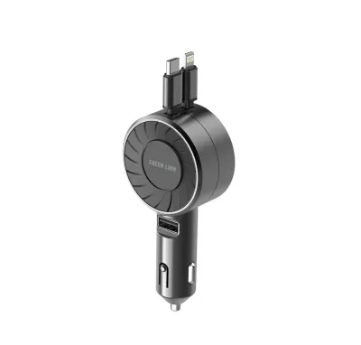 Автомобильное зарядное устройство Green Lion Telescopic 50W