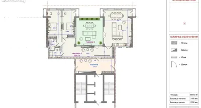 3-комн. квартира, 16 этаж, 206 м², Шохмансур — миниатюра 5