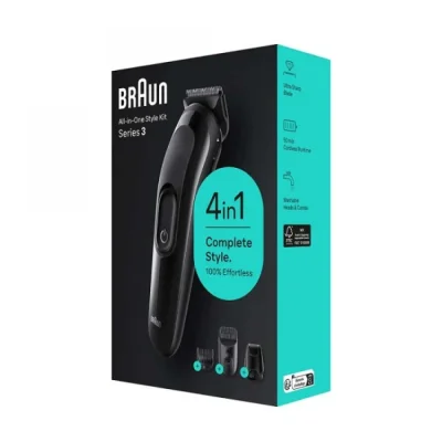 Универсальный набор Braun Series 3 набор 4 в 1 для бороды и волос SK3400
