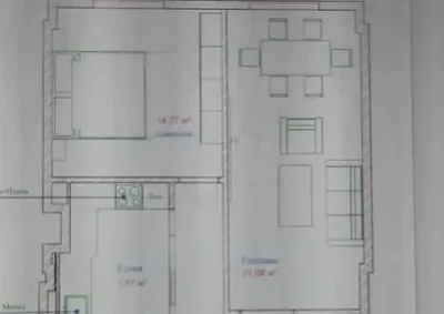2-комн. квартира, 9 этаж, 65 м², 91мкр — миниатюра 9