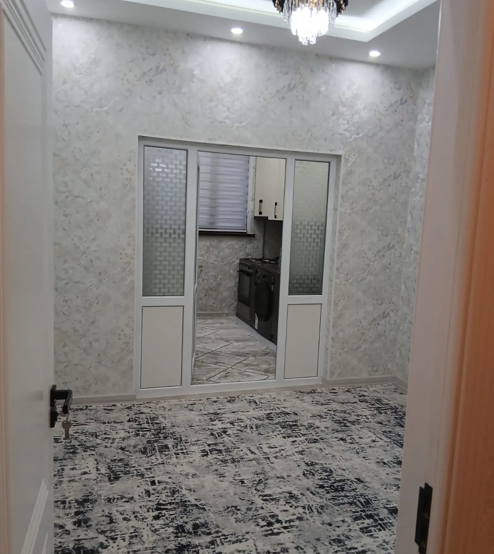 2-комн. квартира, 12 этаж, 55м², Шохмансур Голубой экран ру баруи Пайкар — миниатюра 3