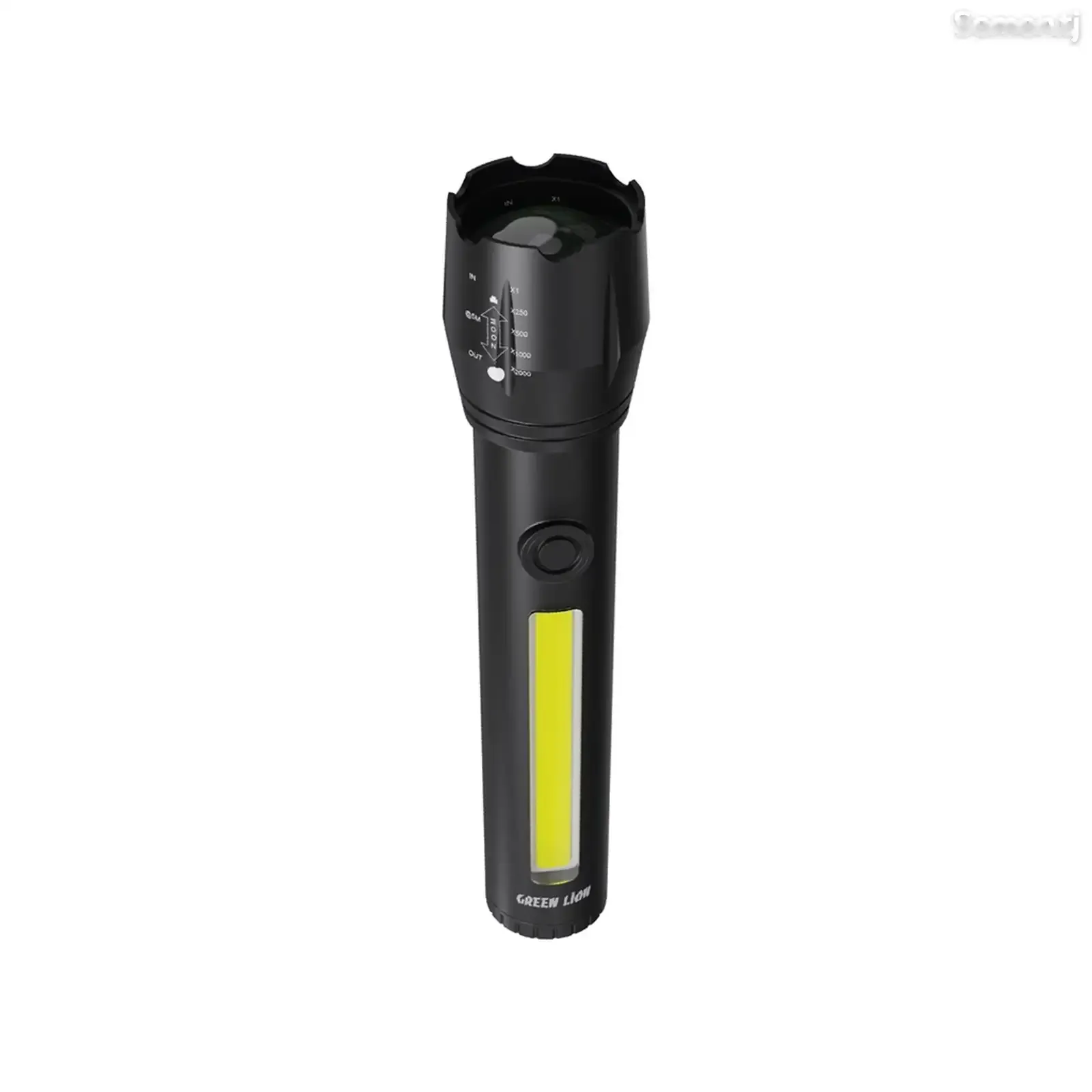 Фонарь Green Lion 2 in1 Adjustable Torch 3W LED 130lm 1200mAh
