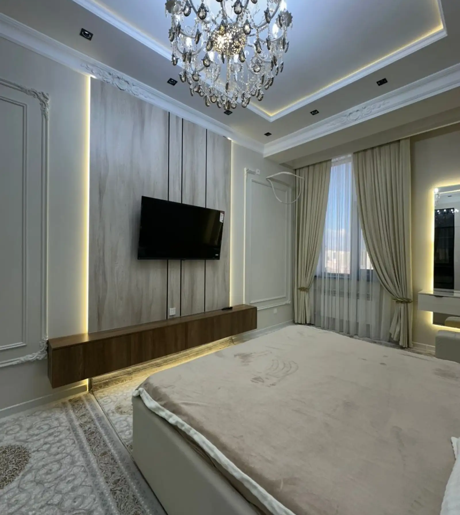 2-комн. квартира, 15 этаж, 75м², Шохмансур Садбарг бари гостиница Точикистон — миниатюра 4