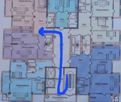 2-комн. квартира, 4 этаж, 90 м², Исмоили Сомони, Алфемо — миниатюра 5