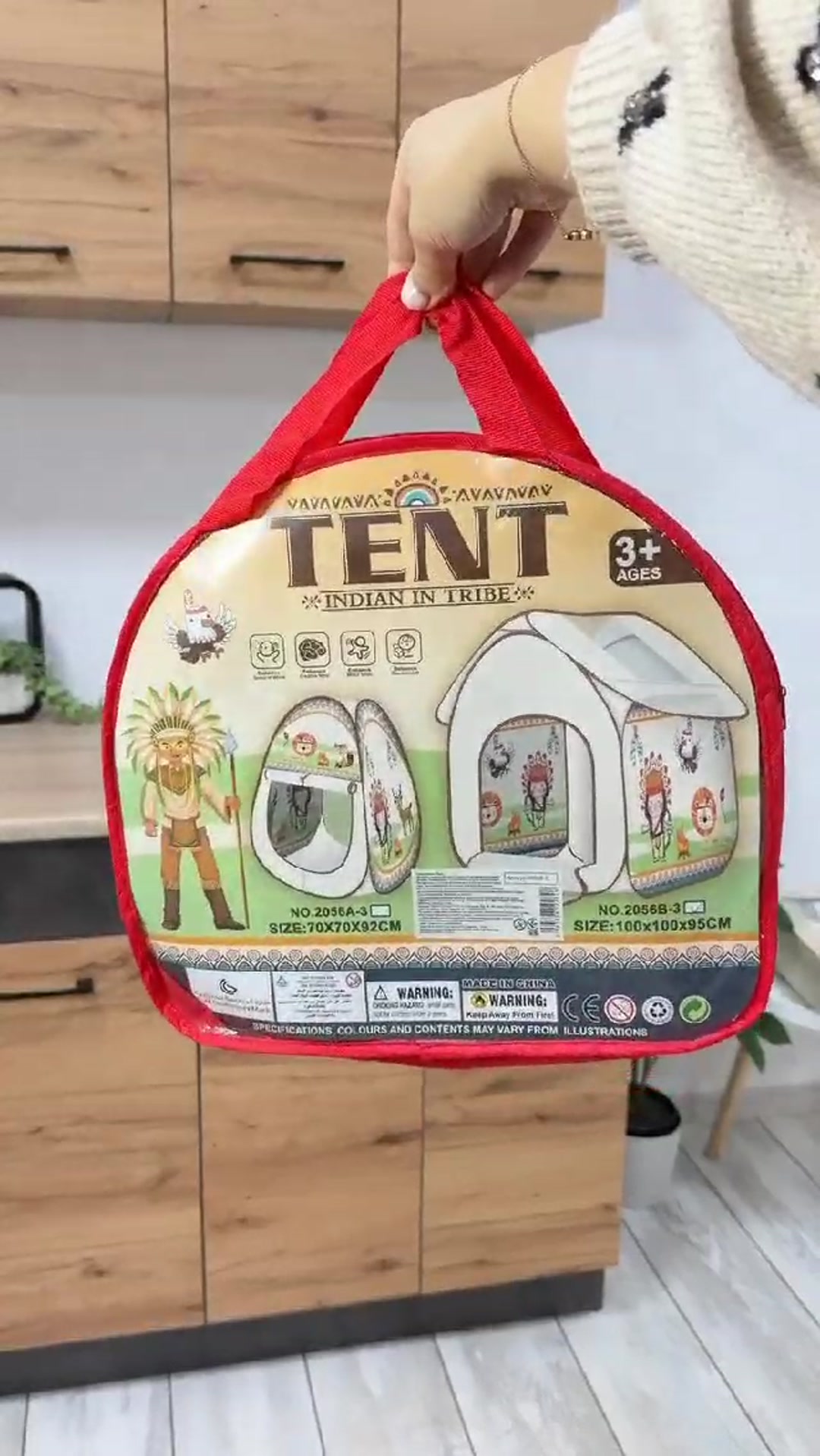 ✨ Детская игровая палатка — маленький мир для больших фантазий! 🏕️🧸
Подарите ребёнку собственное уютное пространство для игр, отдыха и весёлых приключений! 🌈
🏠 Яркий и красивый дизайн
🧸 Отличное